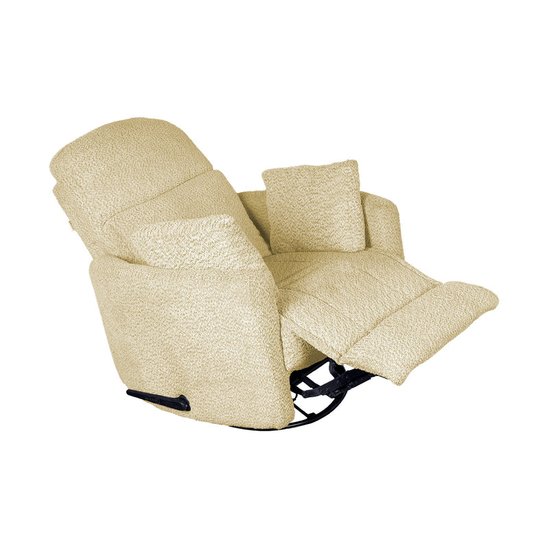BlissChair | Velvet Rocking & Rotating Recliner Chair - Al Rugaib Furniture