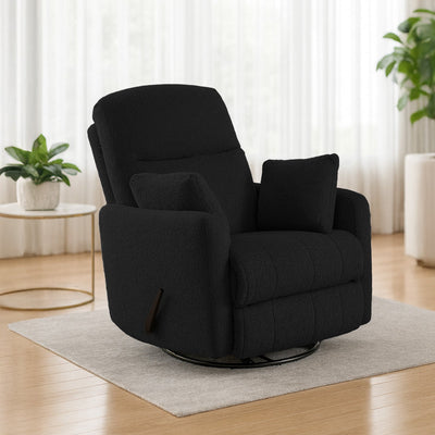 BlissChair | Velvet Rocking & Rotating Recliner Chair - Al Rugaib Furniture