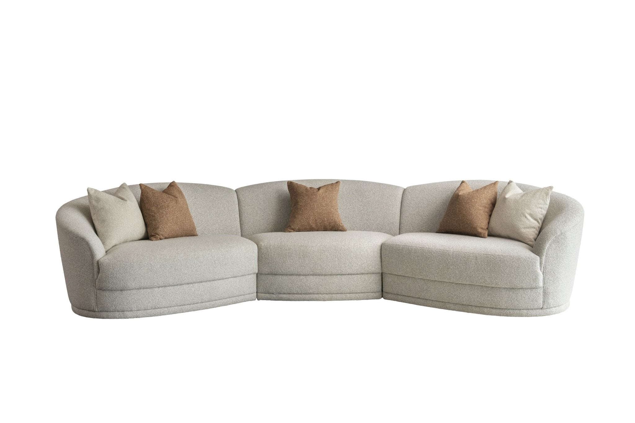 Blissful Seating Beige Left Arm Facing Chair W136 Sectionals| Roots Furniture