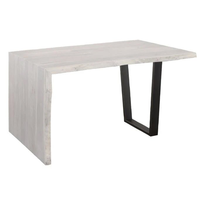 Blonde Crotch Cut Walnut 54" Waterfall Desk - T-BE54-WD Desk| Fairfield Chair