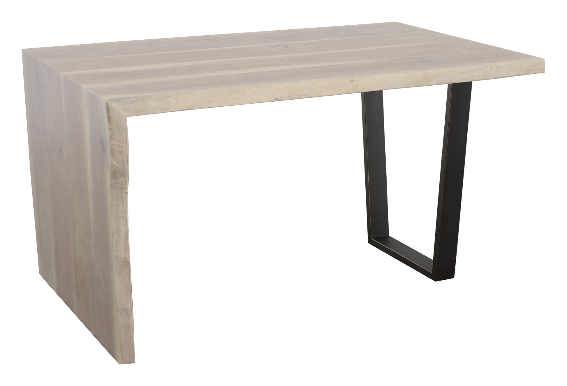 Blonde Crotch Cut Walnut 54" Waterfall Desk - T-BE54-WD Desk| Fairfield Chair