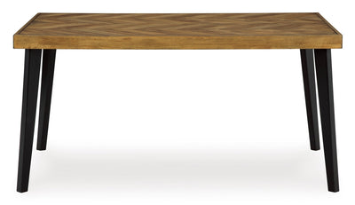 Blondon RECT DRM Table Set (7/CN) - Al Rugaib Furniture