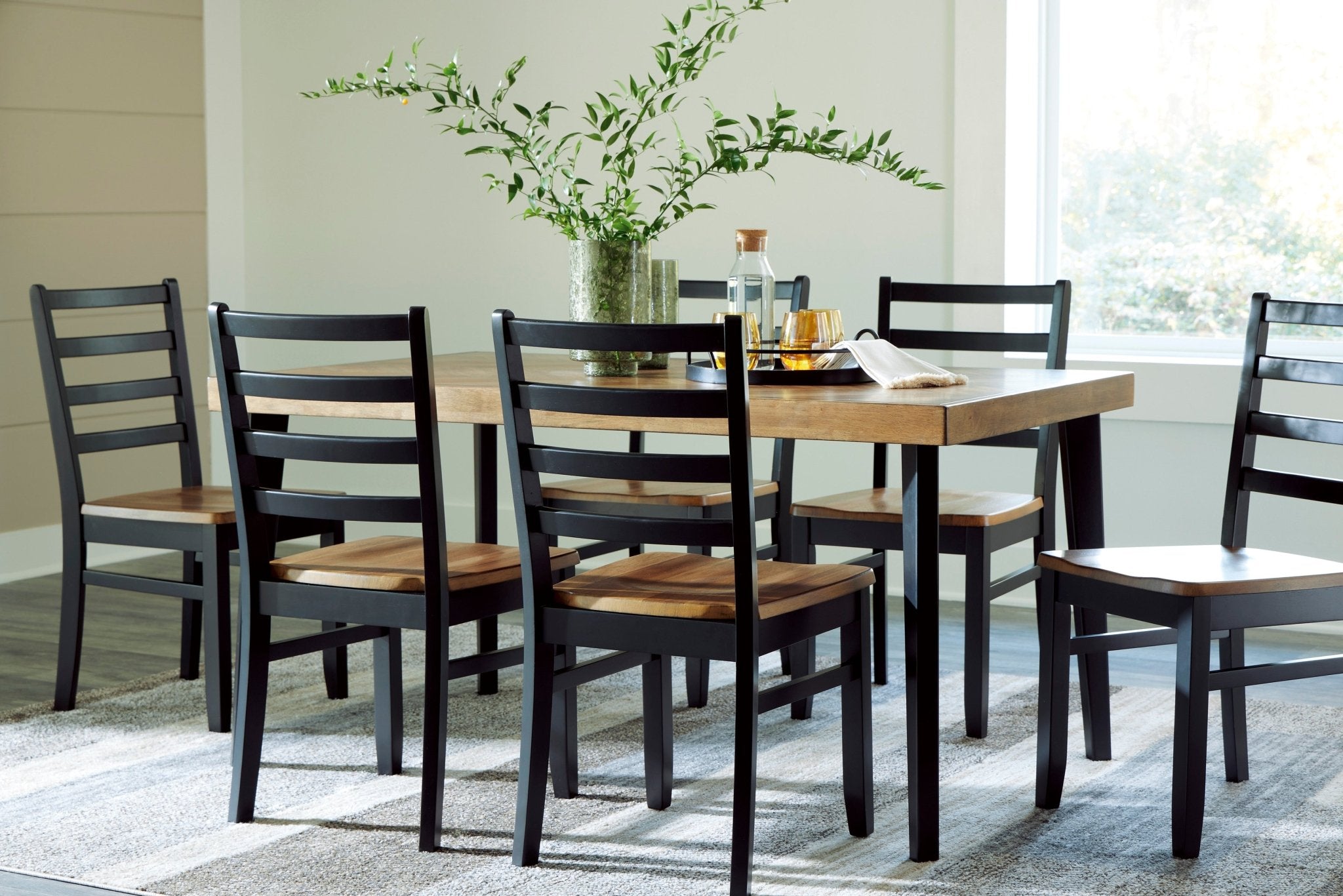 Blondon RECT DRM Table Set (7/CN) Dining Room Sets| Ashley Homestore