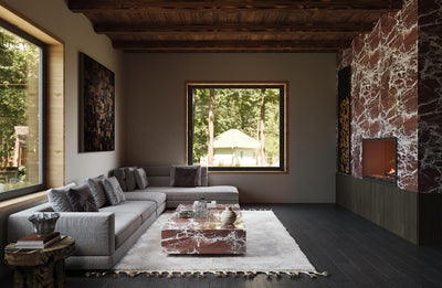 Bloodstone Marble Cocktail Table - Al Rugaib Furniture