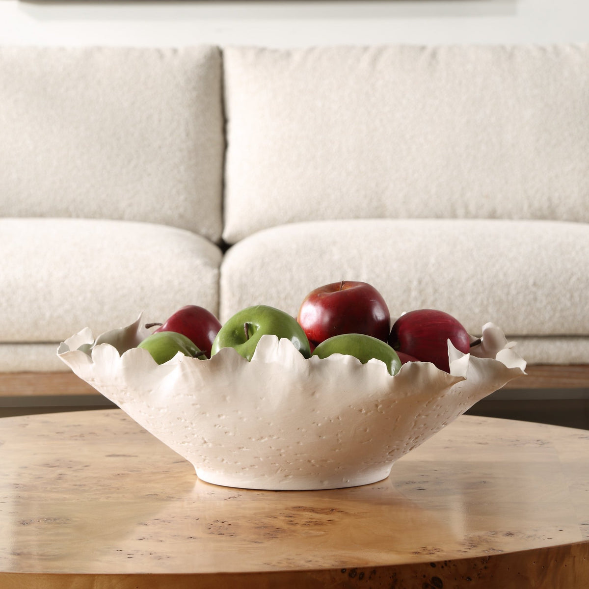 Blossom Short Off-white Bowl Bowl| Uttermost