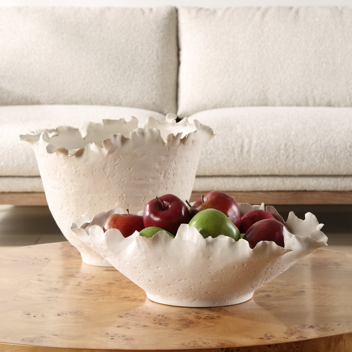 Blossom Tall Off-white Bowl Bowl| Uttermost