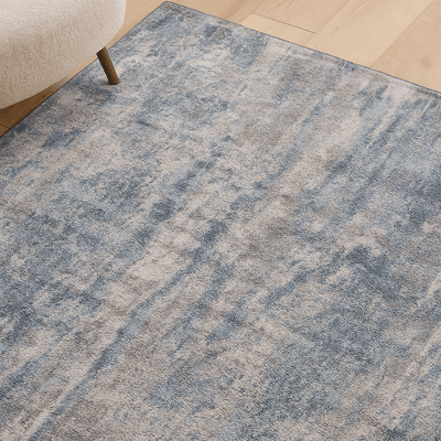 Blue Geo Rug - Al Rugaib Furniture