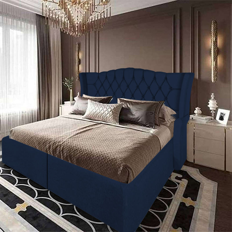 In House | Taj Mahal Bed Frame Linen - 200x200 cm