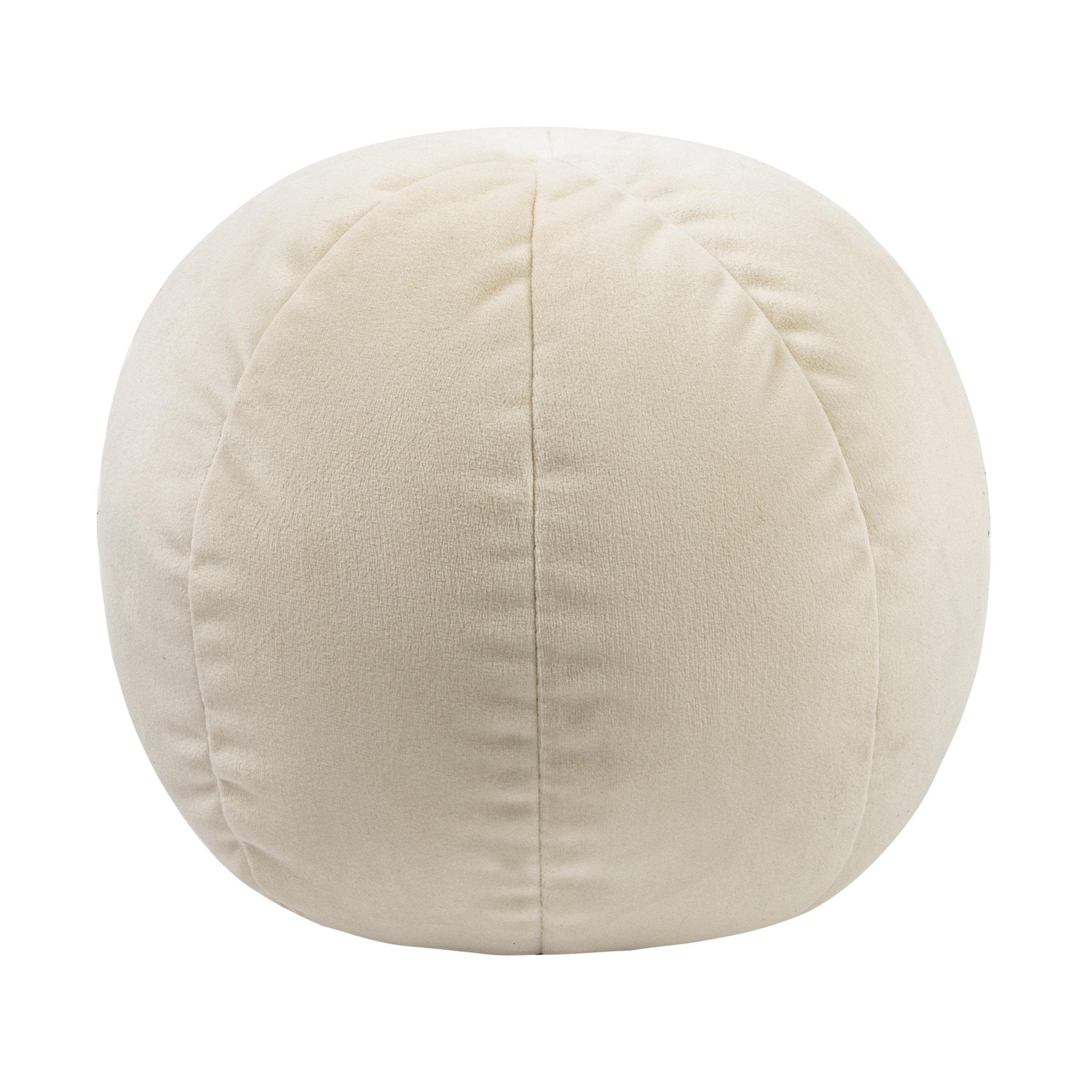Boba 14" Cream Velvet Pillow Pillows| TOV