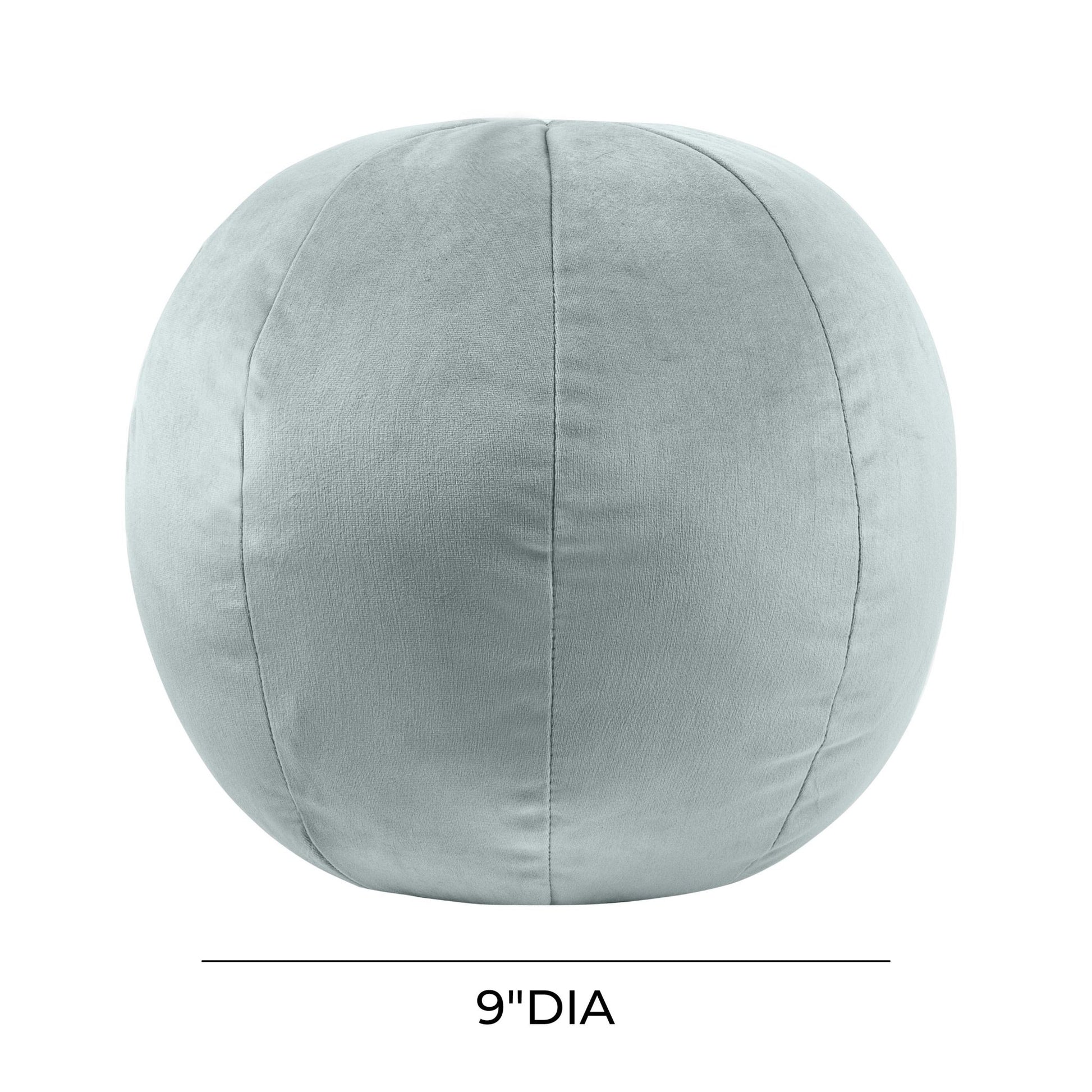 Boba 9" Sea Blue Velvet Pillow Pillows| TOV