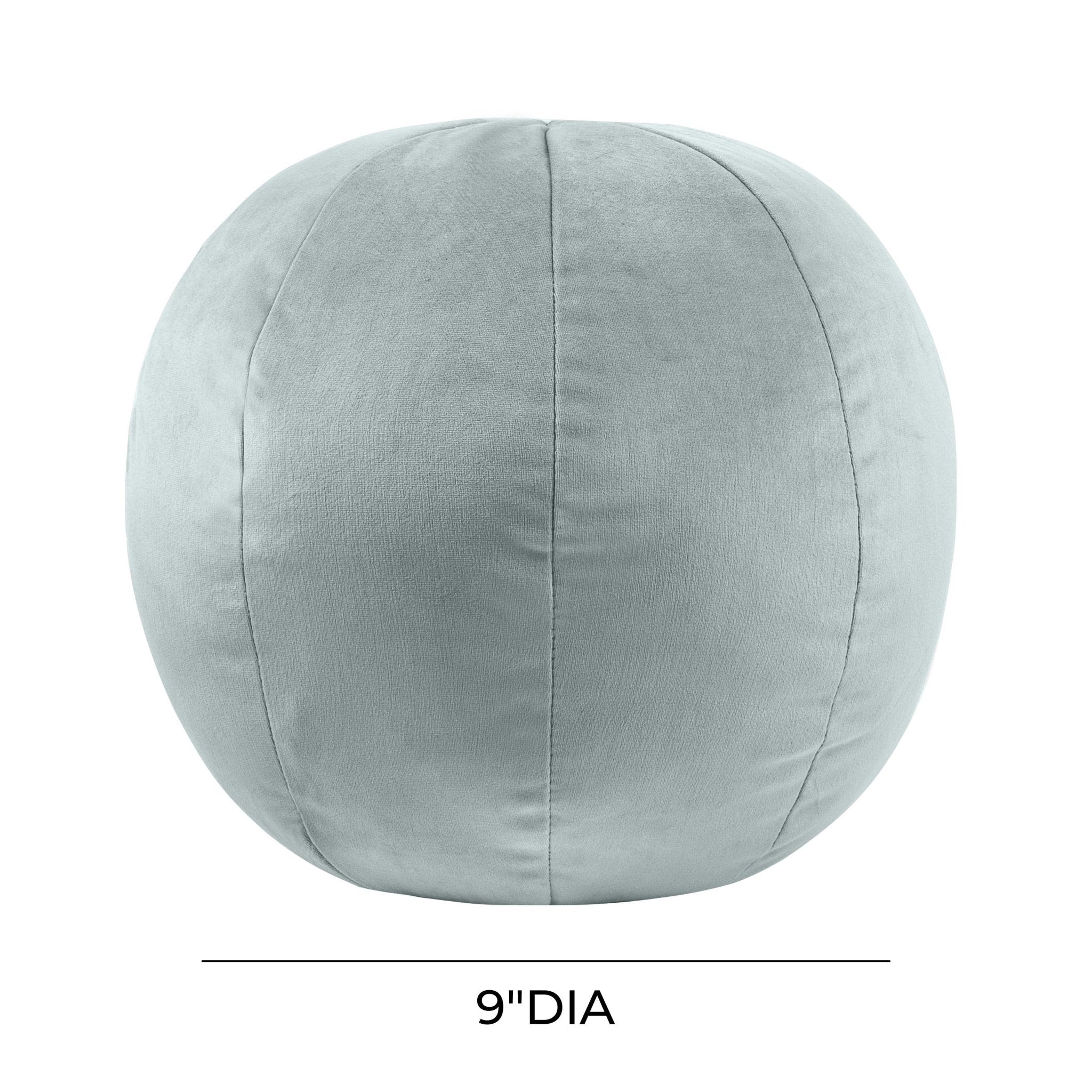 Boba 9" Sea Blue Velvet Pillow Pillows| TOV