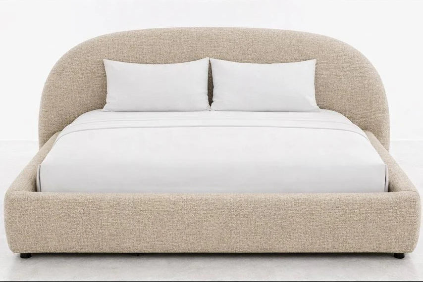 Boho Beige Tweed Full bed Beds| Roots Furniture