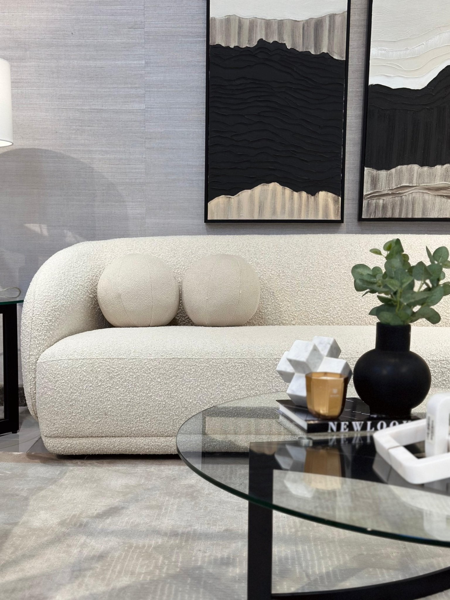 Boho Boucle Sofa (214/240/275cm) XL Sofas| Roots Furniture