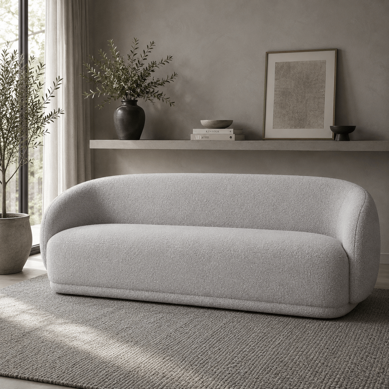 Boho Boucle Sofa (214/240/275cm) XL Sofas| Roots Furniture