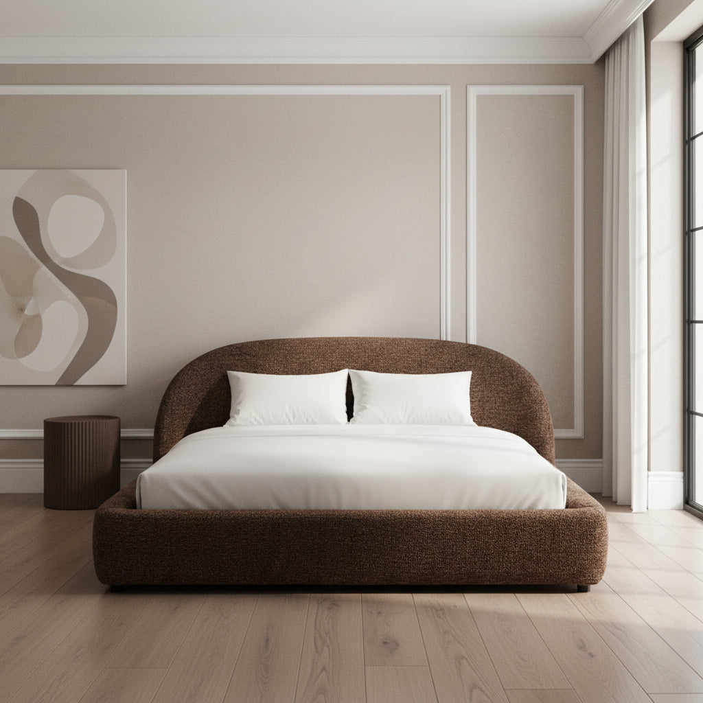 Boho Pumpkin Tweed Twin bed Beds| Roots Furniture