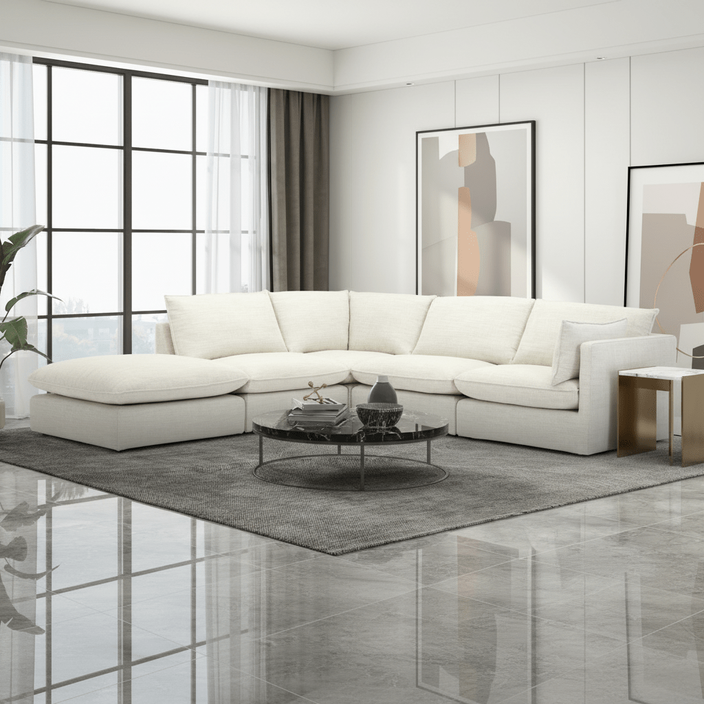 Bologna Beige Sectional Sectionals| Roots Furniture