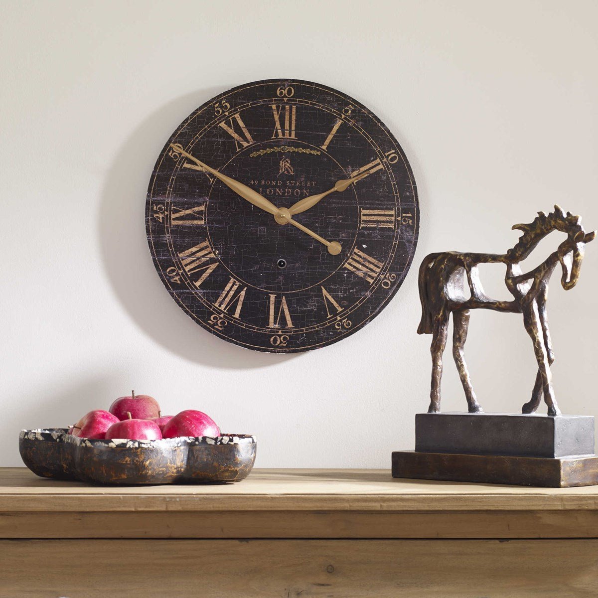 Bond Street 18" Wall Clock Clocks| Uttermost