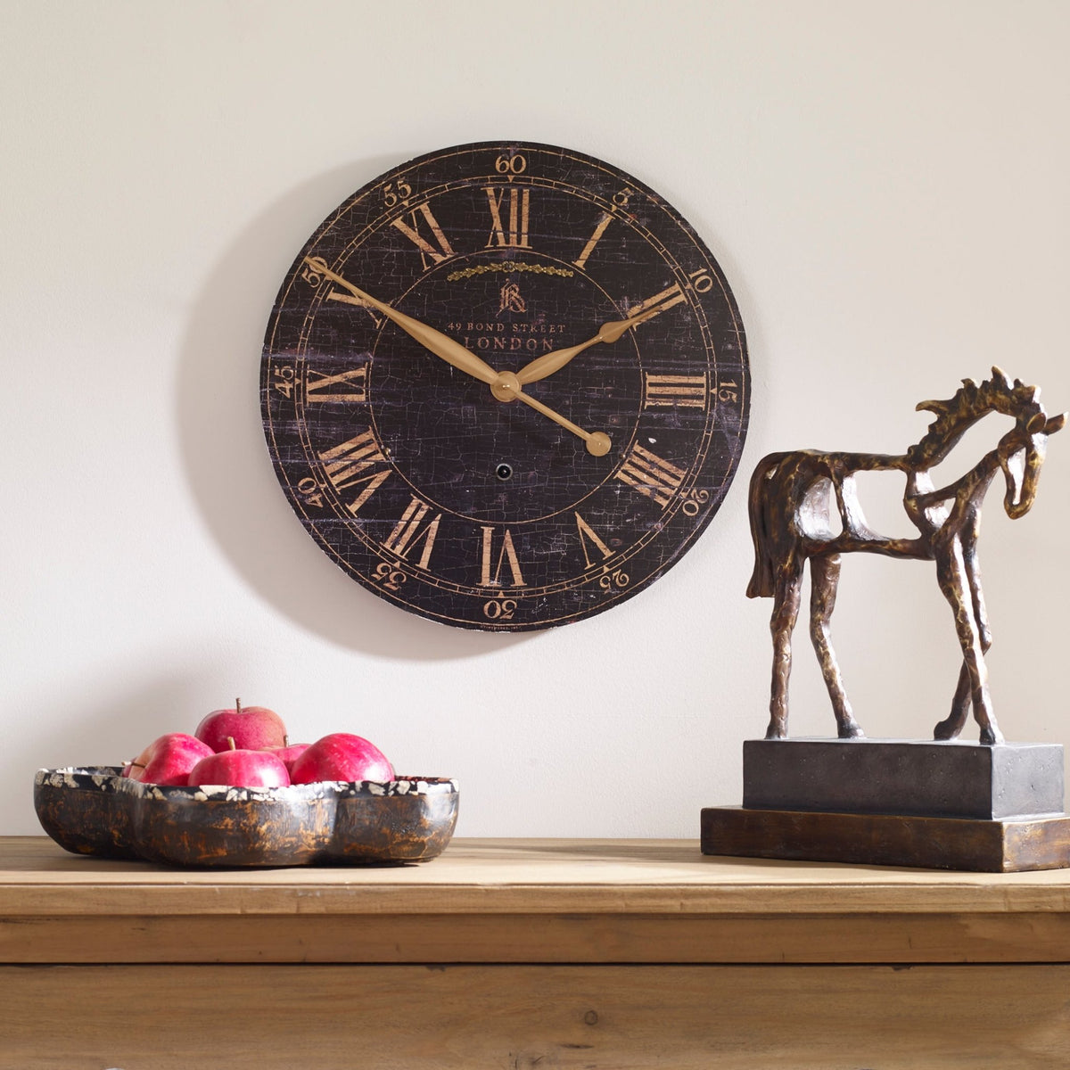 Bond Street 18" Wall Clock Clocks| Uttermost