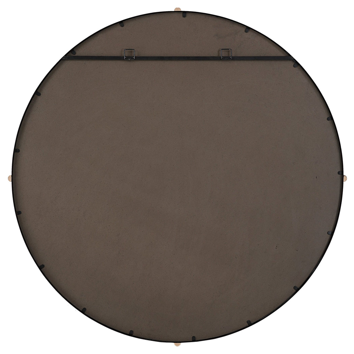 Bonded Round Black Mirror Table Decors| Uttermost