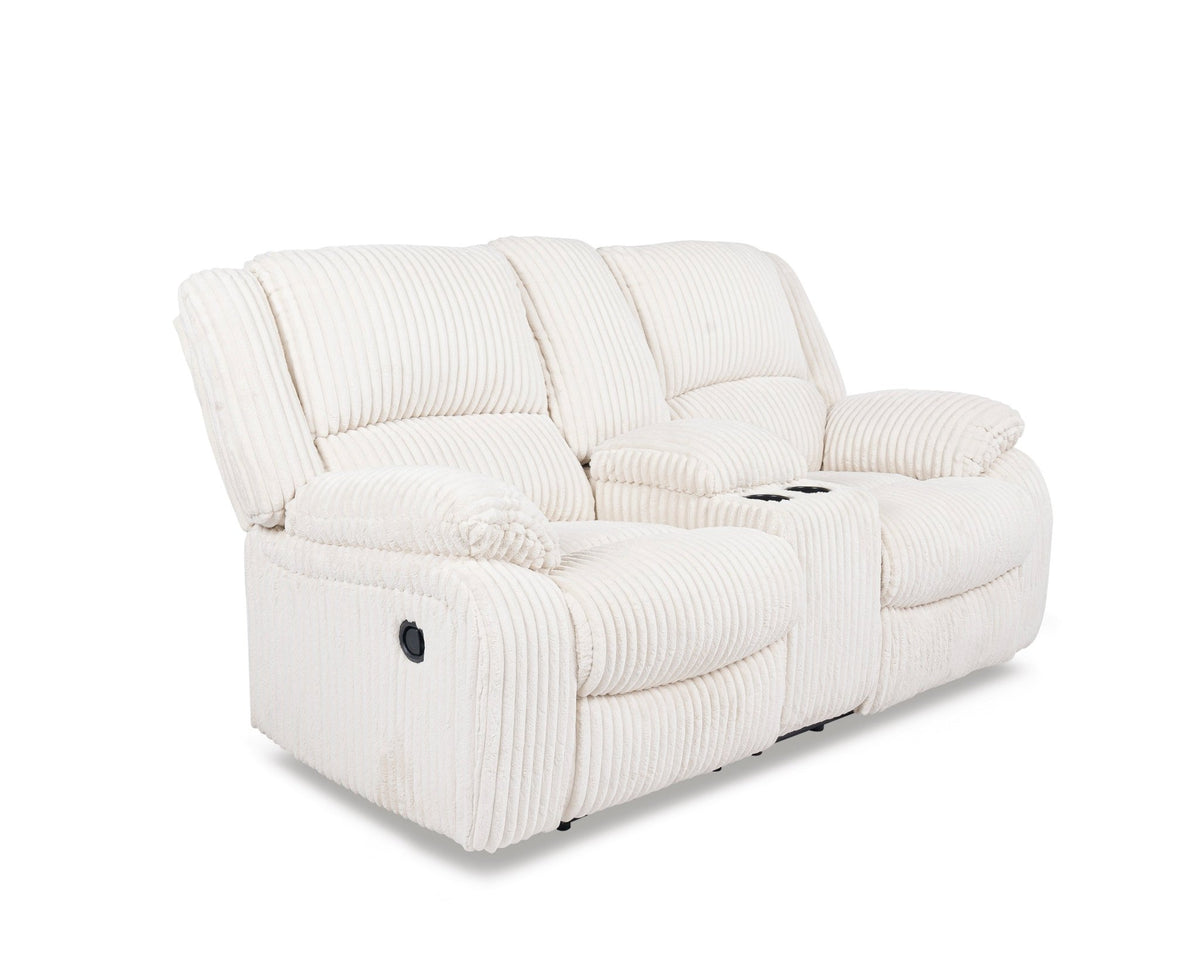 Bonnacraft DBL Reclining Loveseat w/Console Recliners| Ashley Homestore