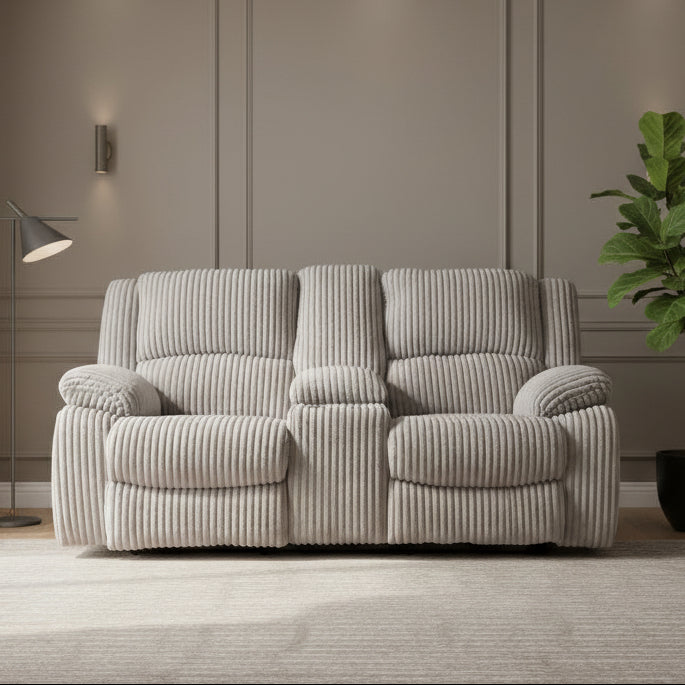 Bonnacraft DBL Reclining Loveseat w/Console Recliners| Ashley Homestore