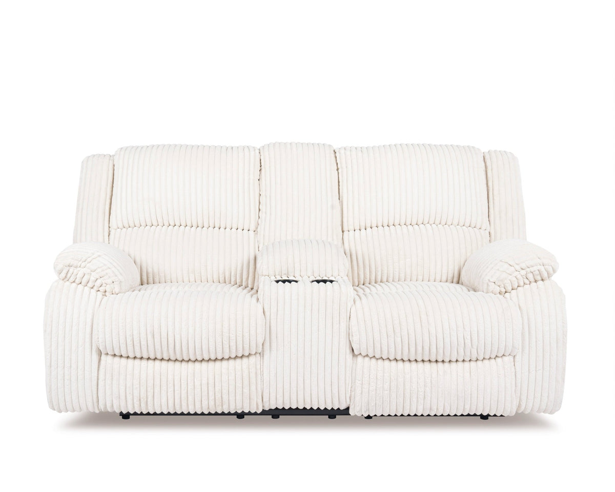 Bonnacraft DBL Reclining Loveseat w/Console Recliners| Ashley Homestore