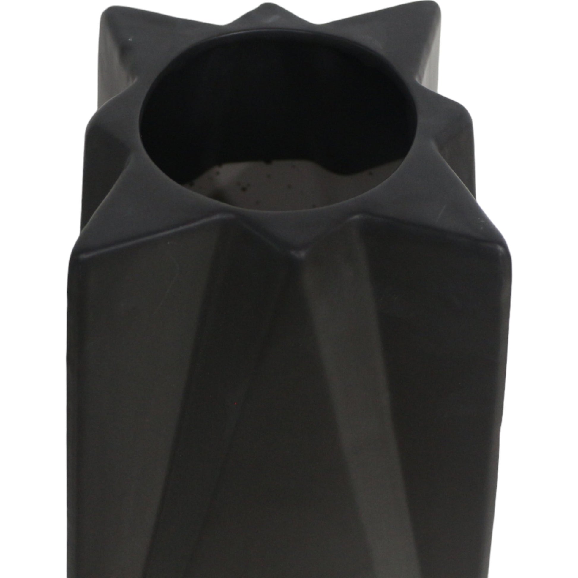Bonney Black Cer Vase Vases and Jars| Sagebrook Home