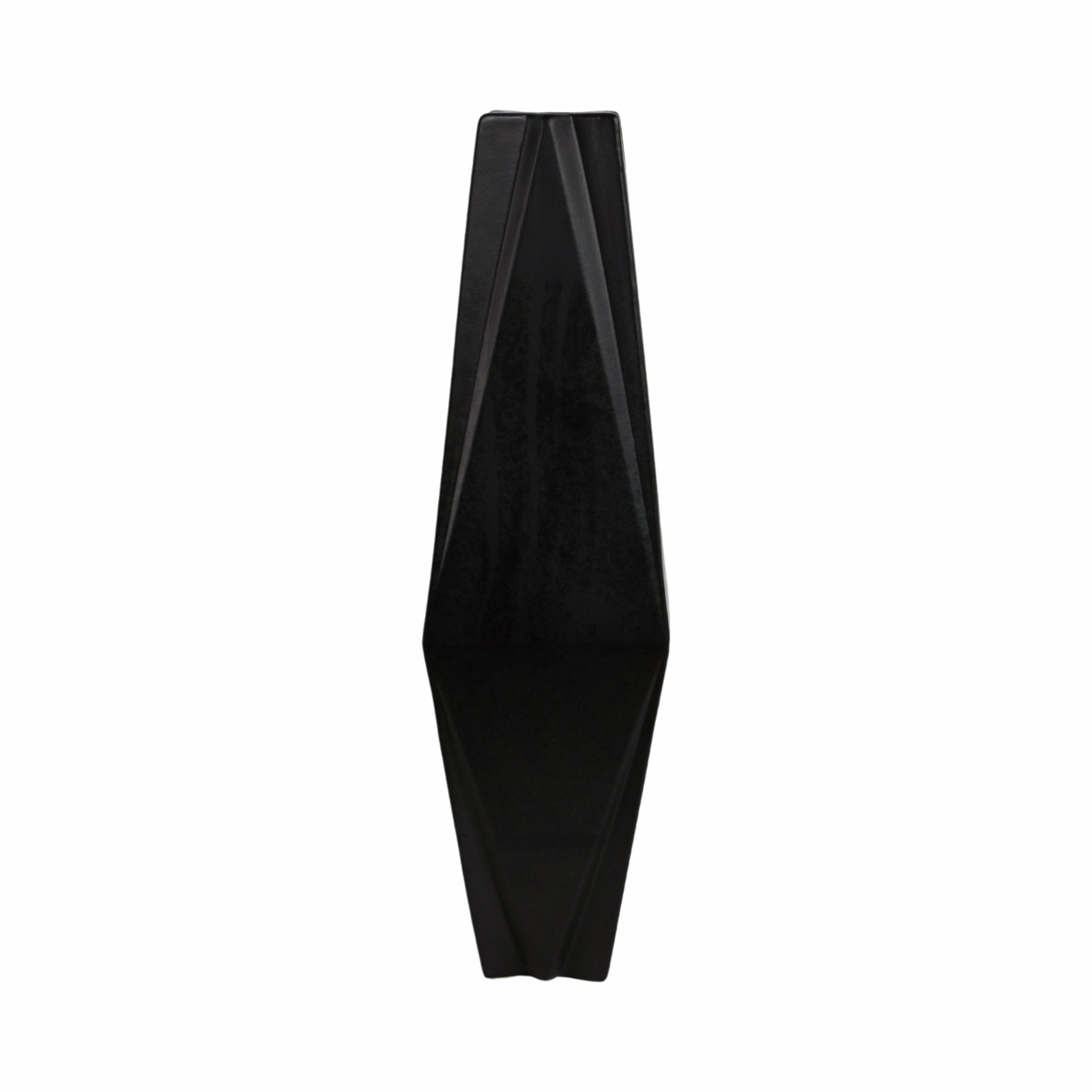 Bonney Black Cer Vase Vases and Jars| Sagebrook Home
