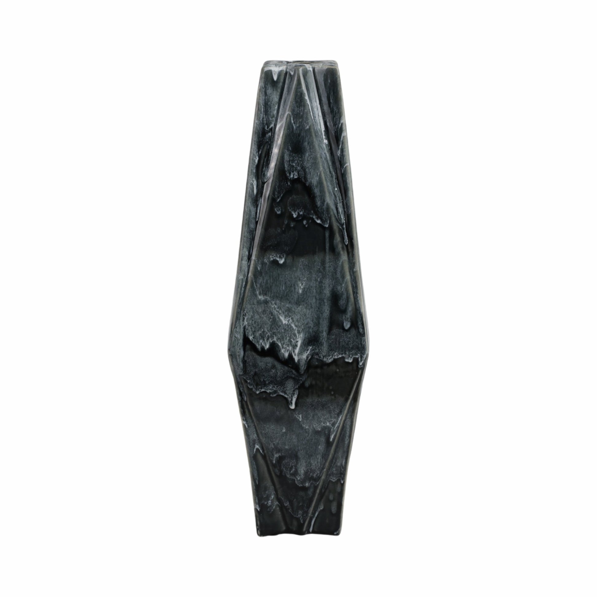 Bonney Grey Cer Vase Vases and Jars| Sagebrook Home