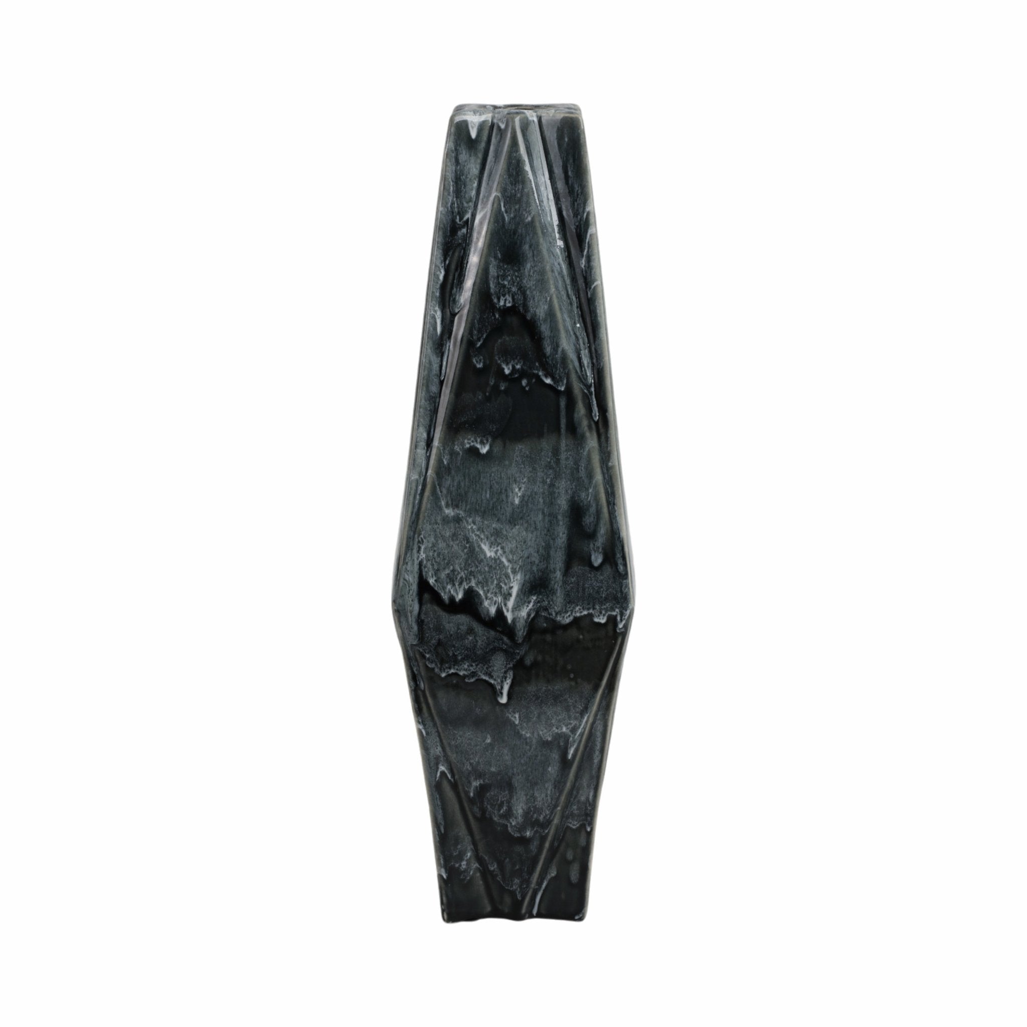 Bonney Grey Cer Vase Vases and Jars| Sagebrook Home