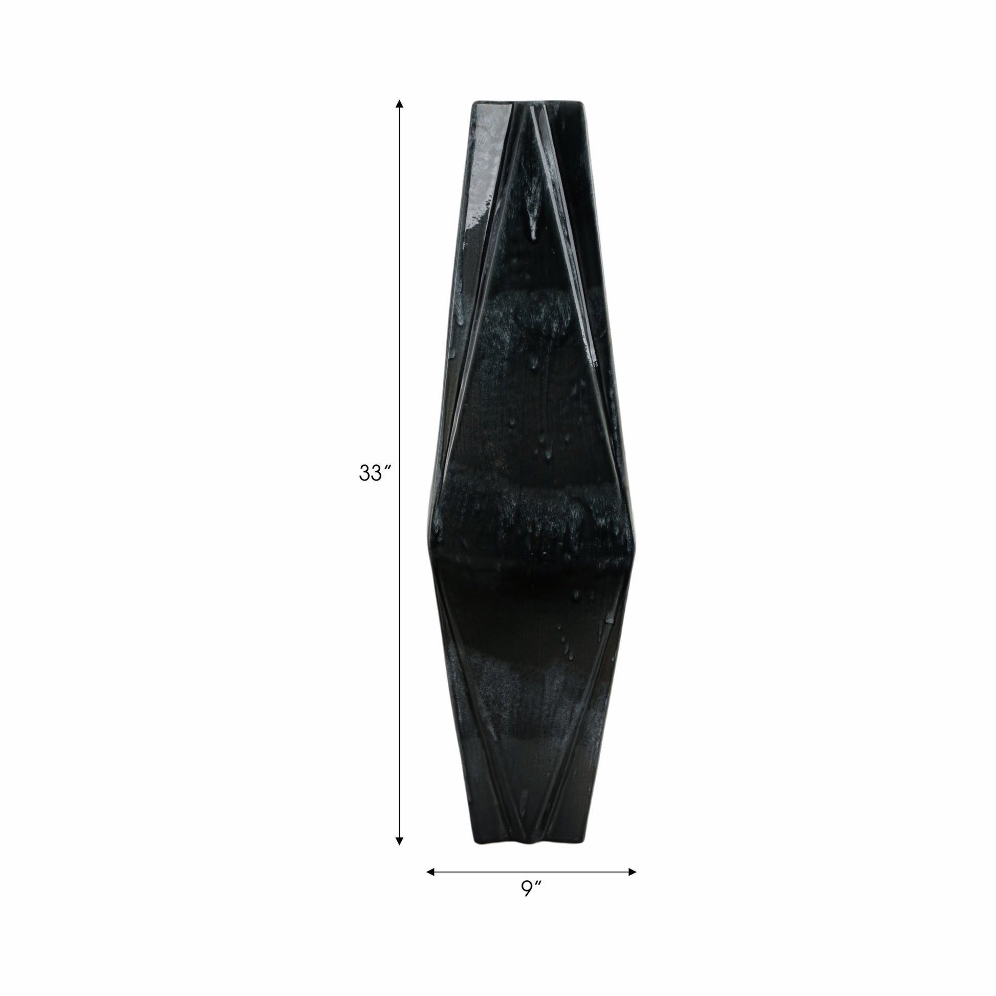 Bonney Grey Cer Vase Vases and Jars| Sagebrook Home
