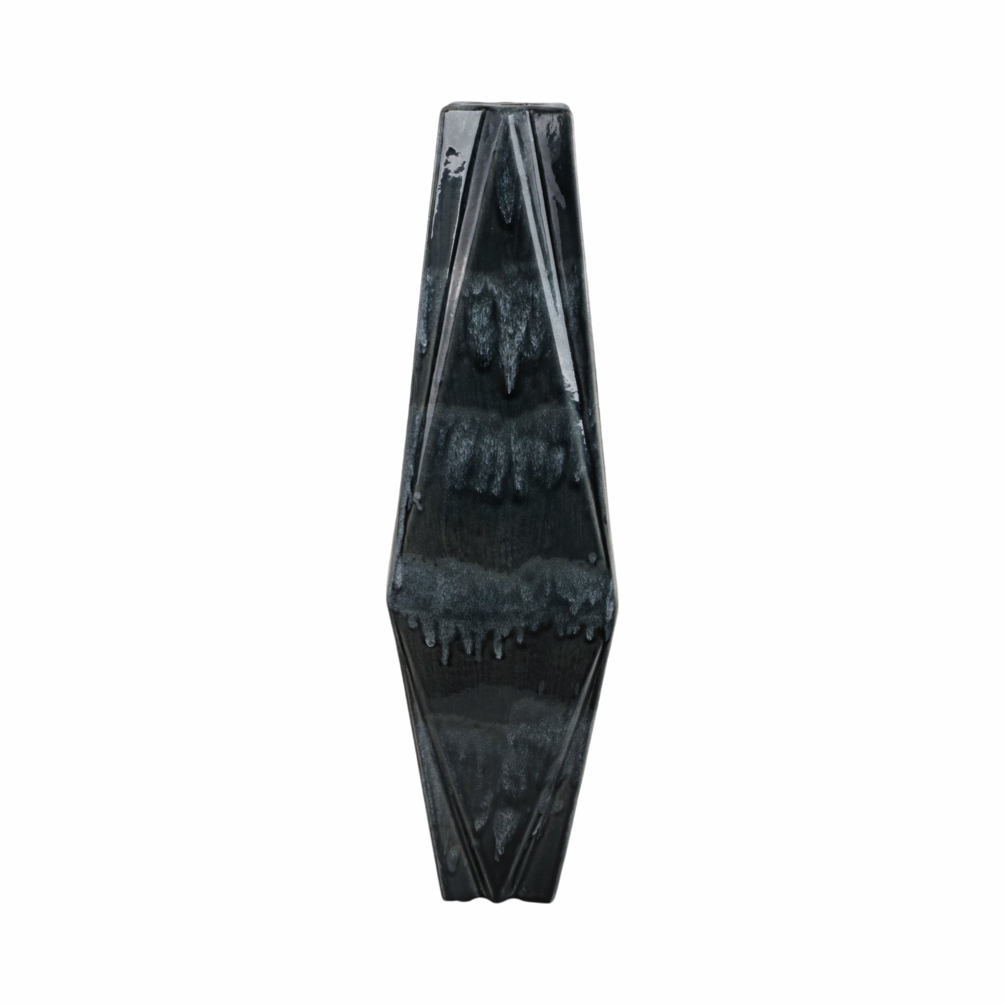 Bonney Grey Cer Vase Vases and Jars| Sagebrook Home