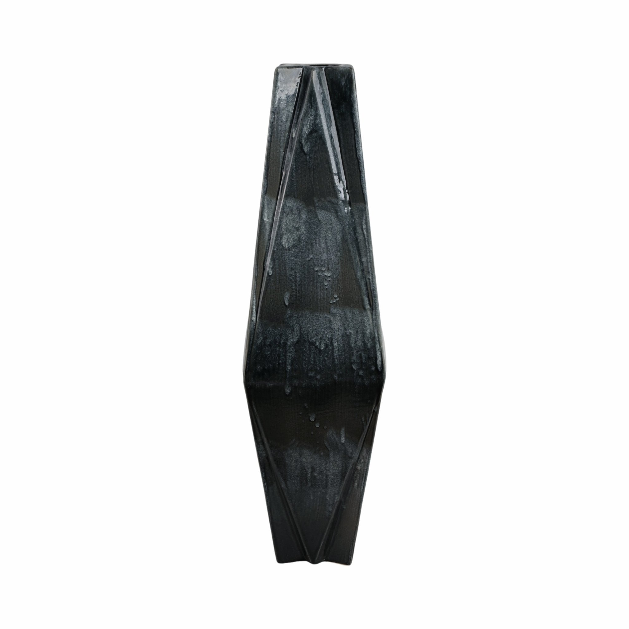 Bonney Grey Cer Vase Vases and Jars| Sagebrook Home