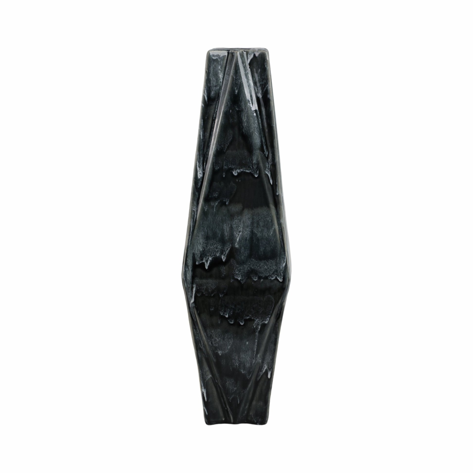 Bonney Grey Cer Vase Vases and Jars| Sagebrook Home