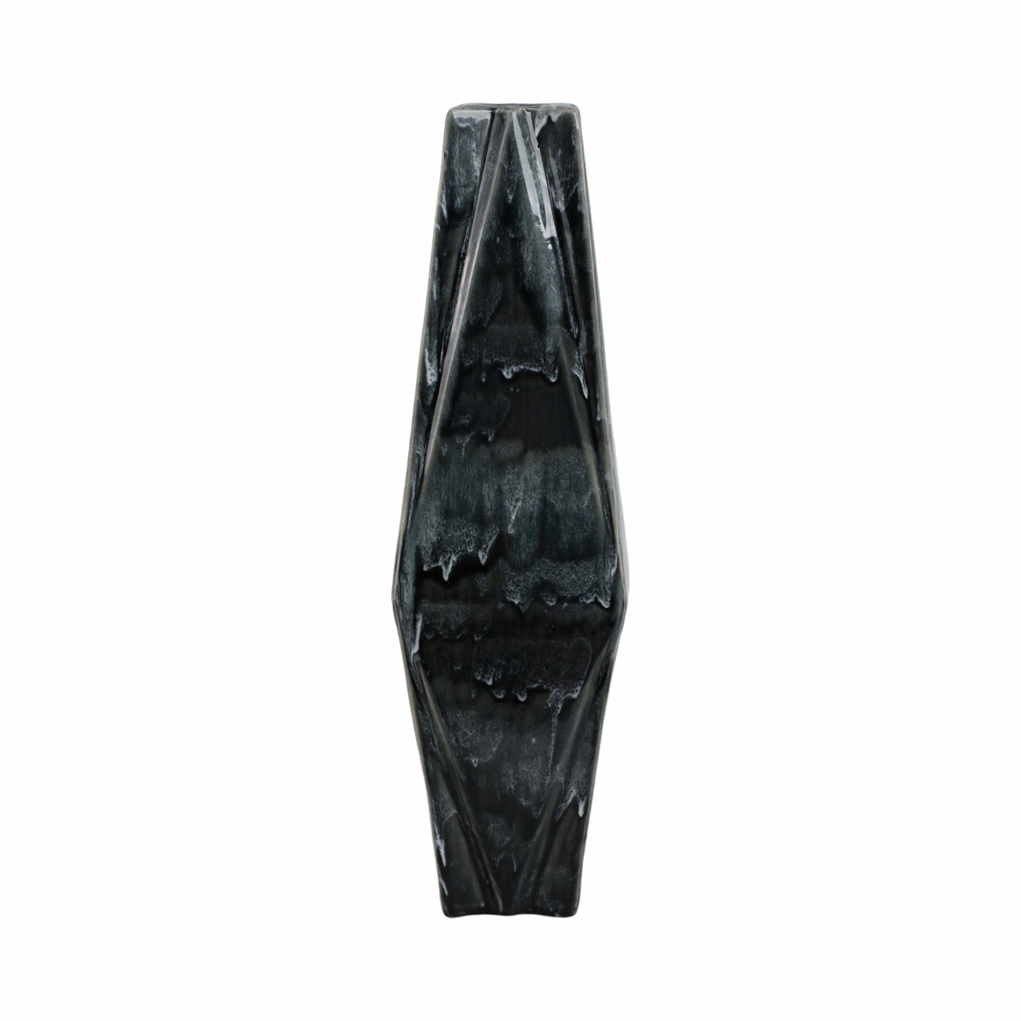 Bonney Grey Cer Vase Vases and Jars| Sagebrook Home