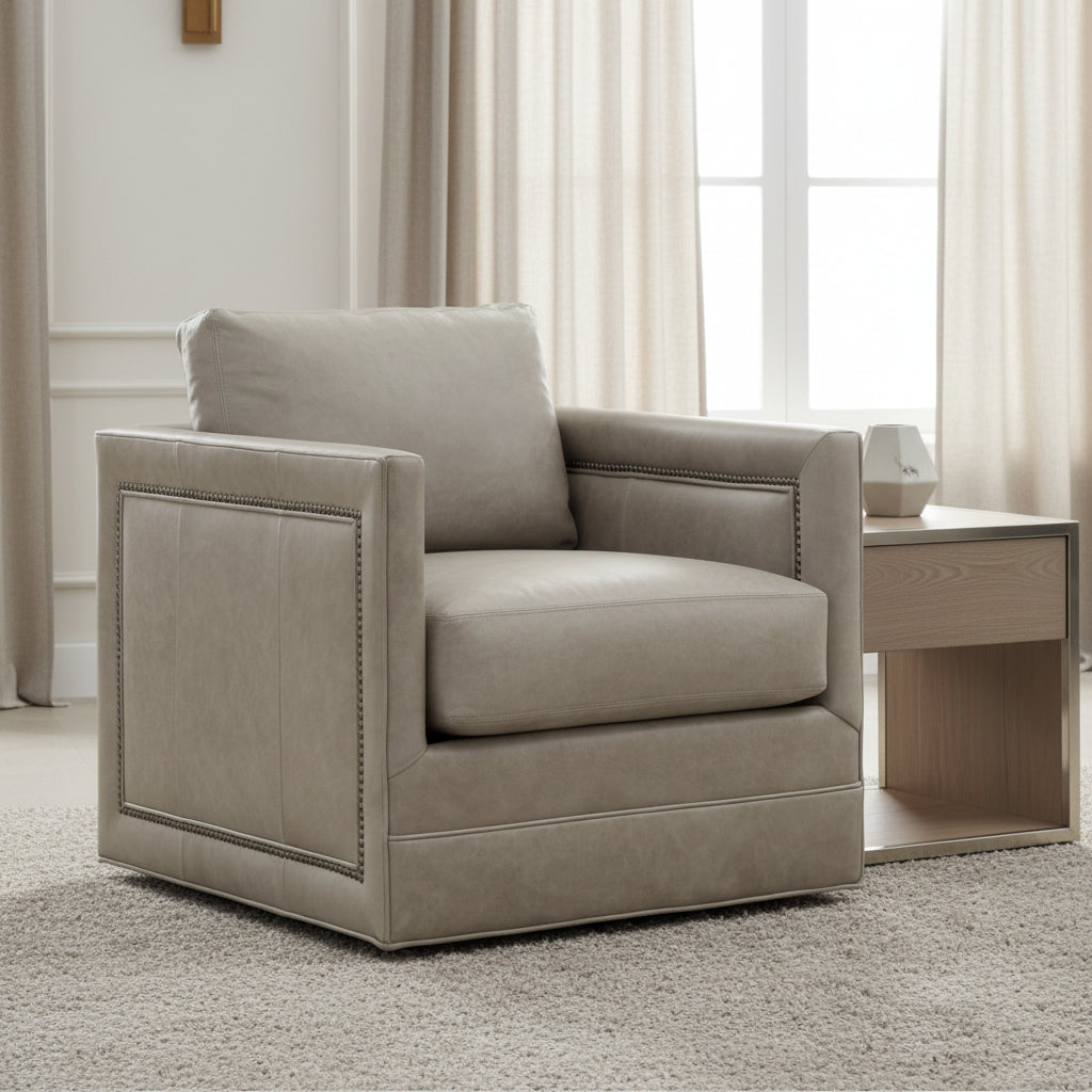 Border Track Arm Swivel Chair Chairs| Fairfield Chair