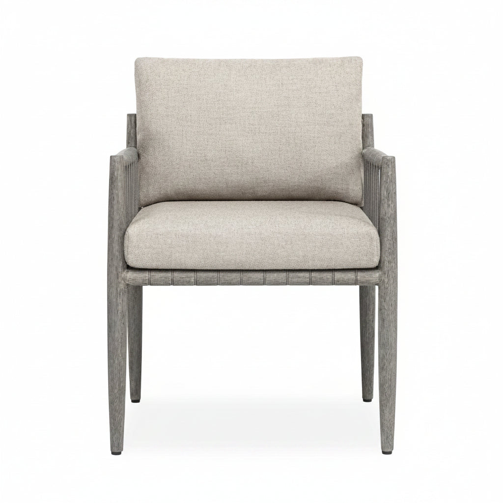 Borneo Outdoor Dove Dining Chair Outdoor Chairs| Uttermost