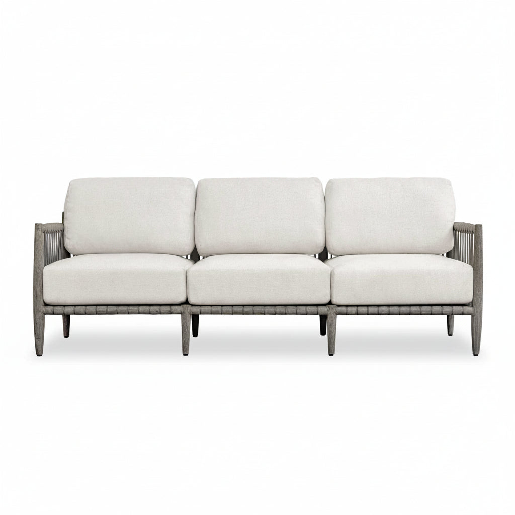 Borneo Oyster White Outdoor Sofa Outdoor Loveseats & Sofas| Uttermost