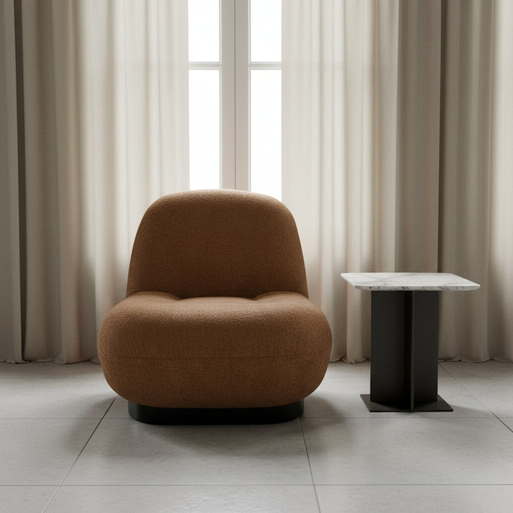 Bouclé Accent Chair Chairs| Roots Furniture