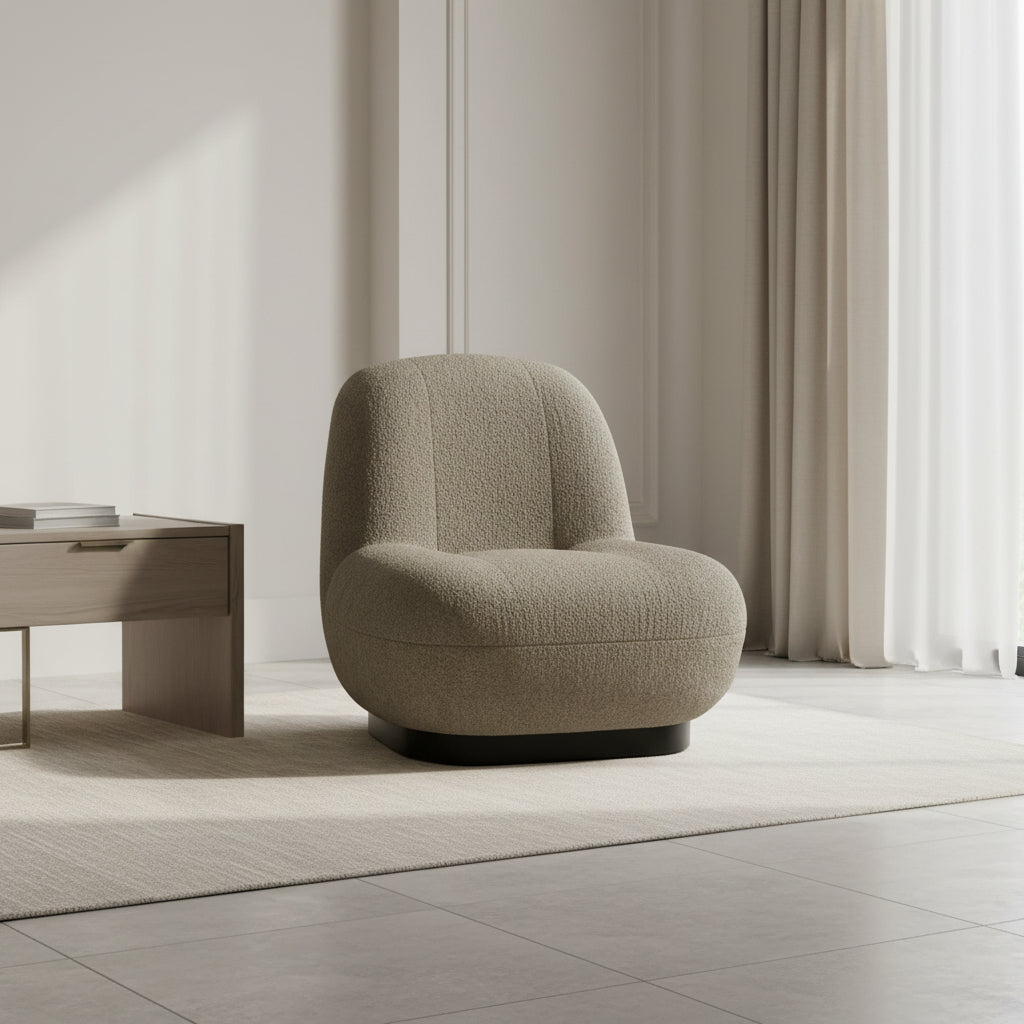 Bouclé Accent Chair Chairs| Roots Furniture