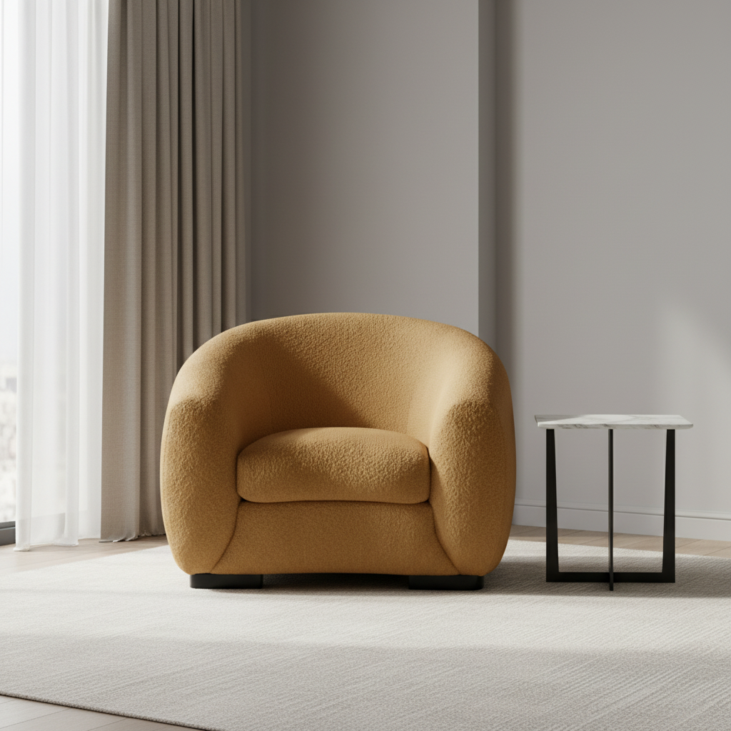 Bouclé Chair - Bouclé