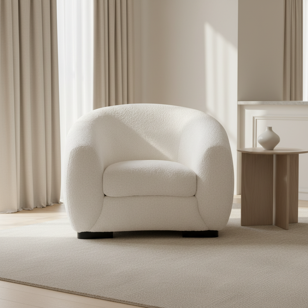 Bouclé Chair Roots Furniture