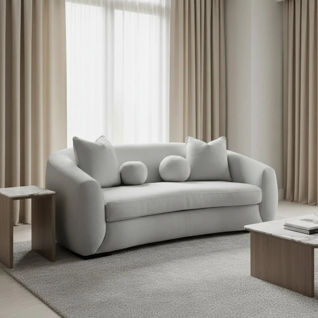 Bouclé Loveseat (194cm) - Boucle