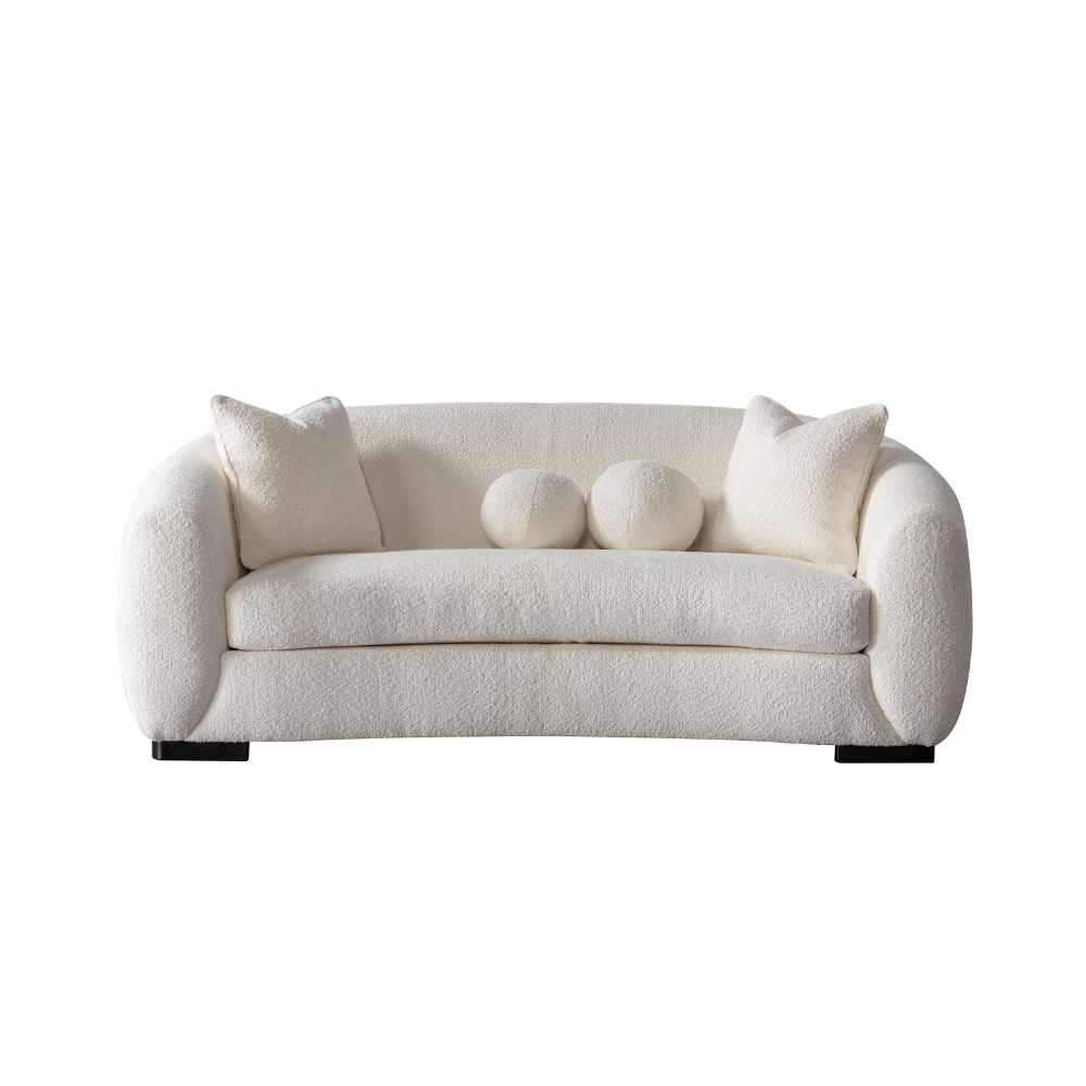 Bouclé Loveseat (194cm) - Boucle