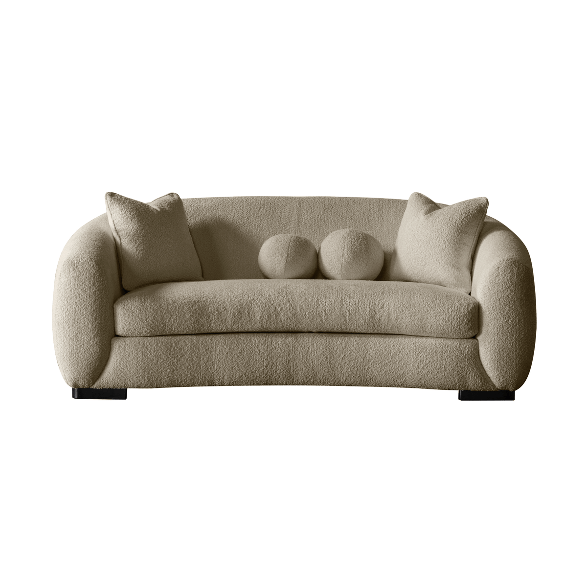 Bouclé Loveseat (194cm) - Boucle