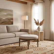 Boulder Bunching Ottoman