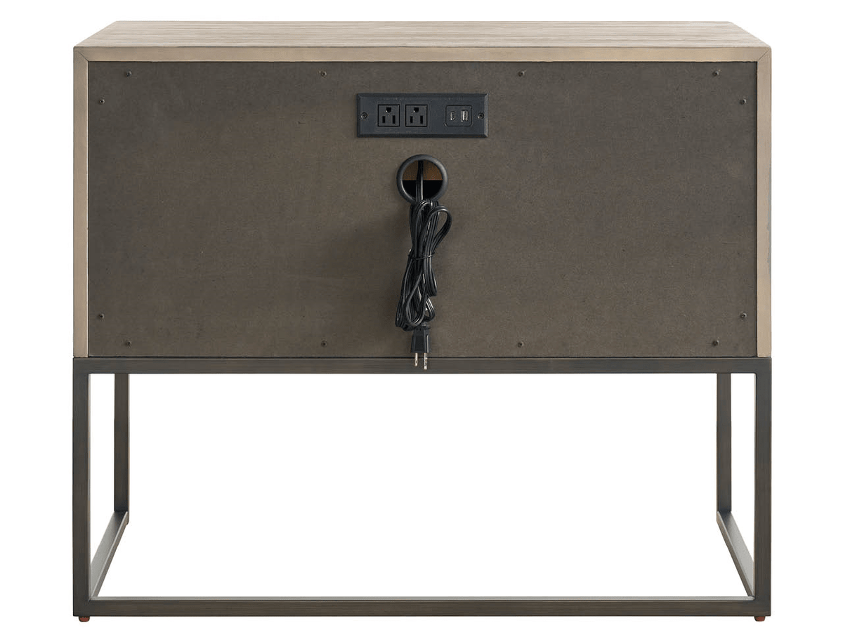 Boulder Metal Base Nightstand Nightstands| Universal