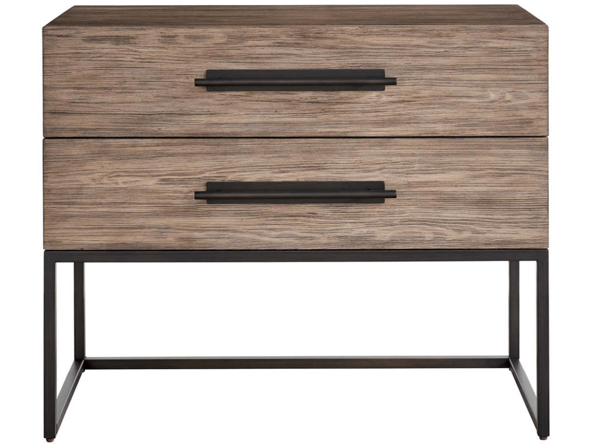 Boulder Metal Base Nightstand Nightstands| Universal