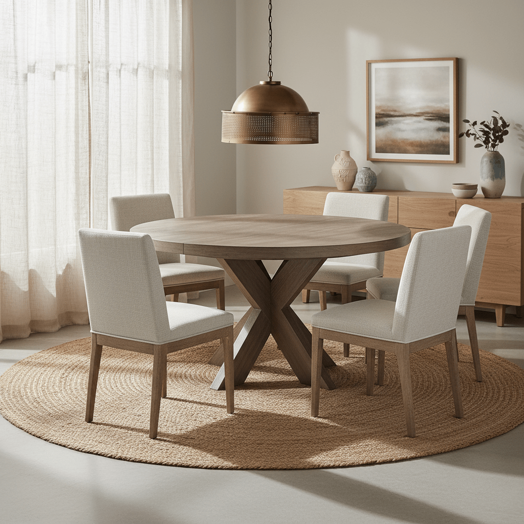 Boulder Round Dining Table Dining Tables| Universal