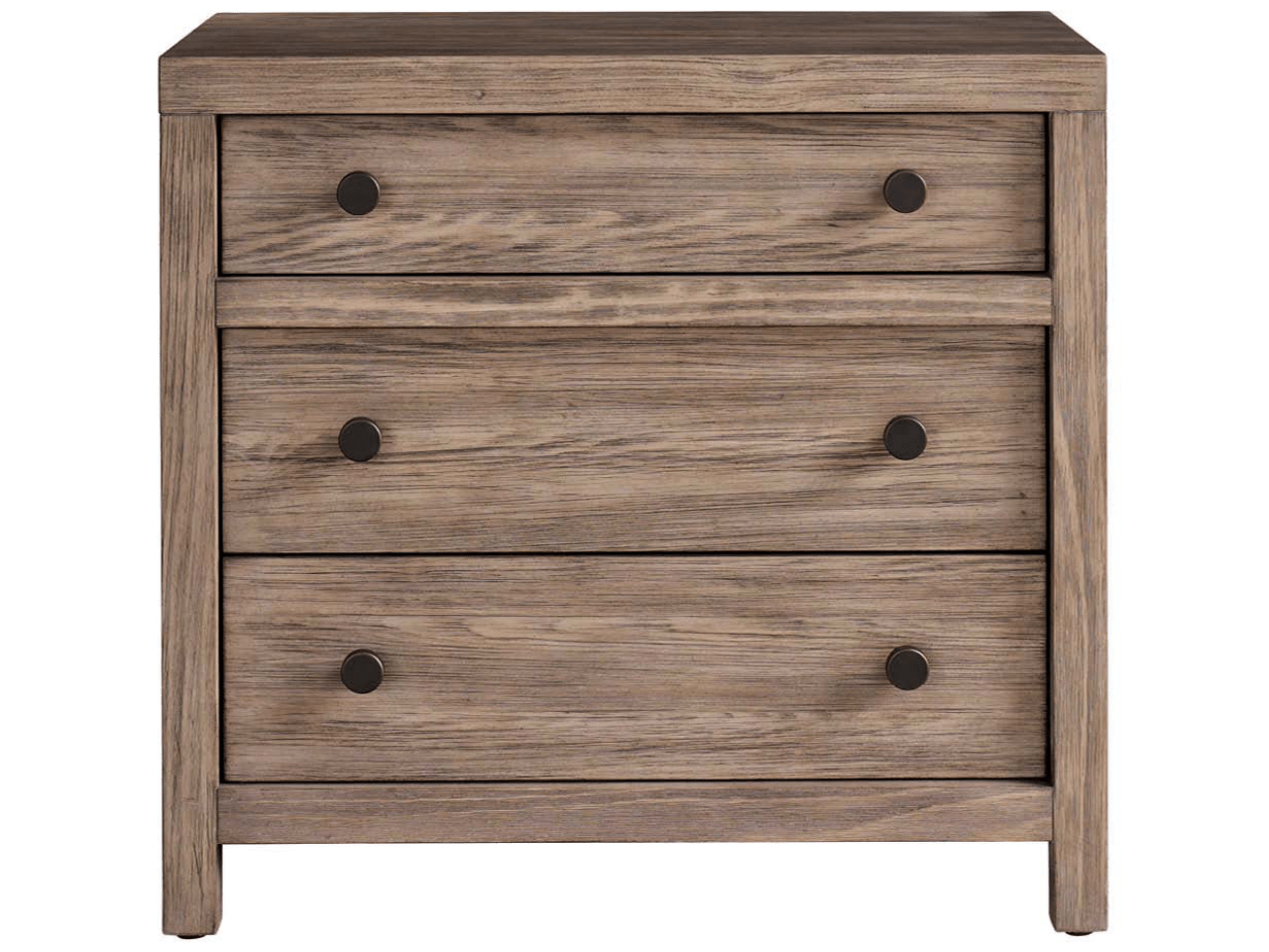 Boulder Three Drawer Nightstand Nightstands| Universal